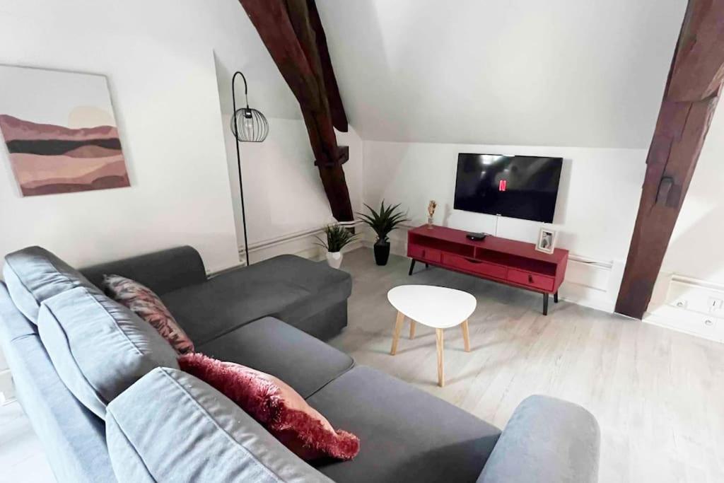 Apartamento Charme Plein Coeur Auxerre - Parking Prive Exterior foto